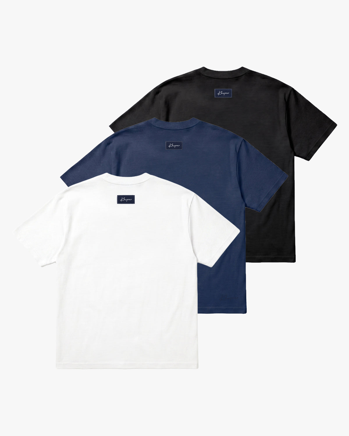 Essential Tee Pack - Navy, Black & White