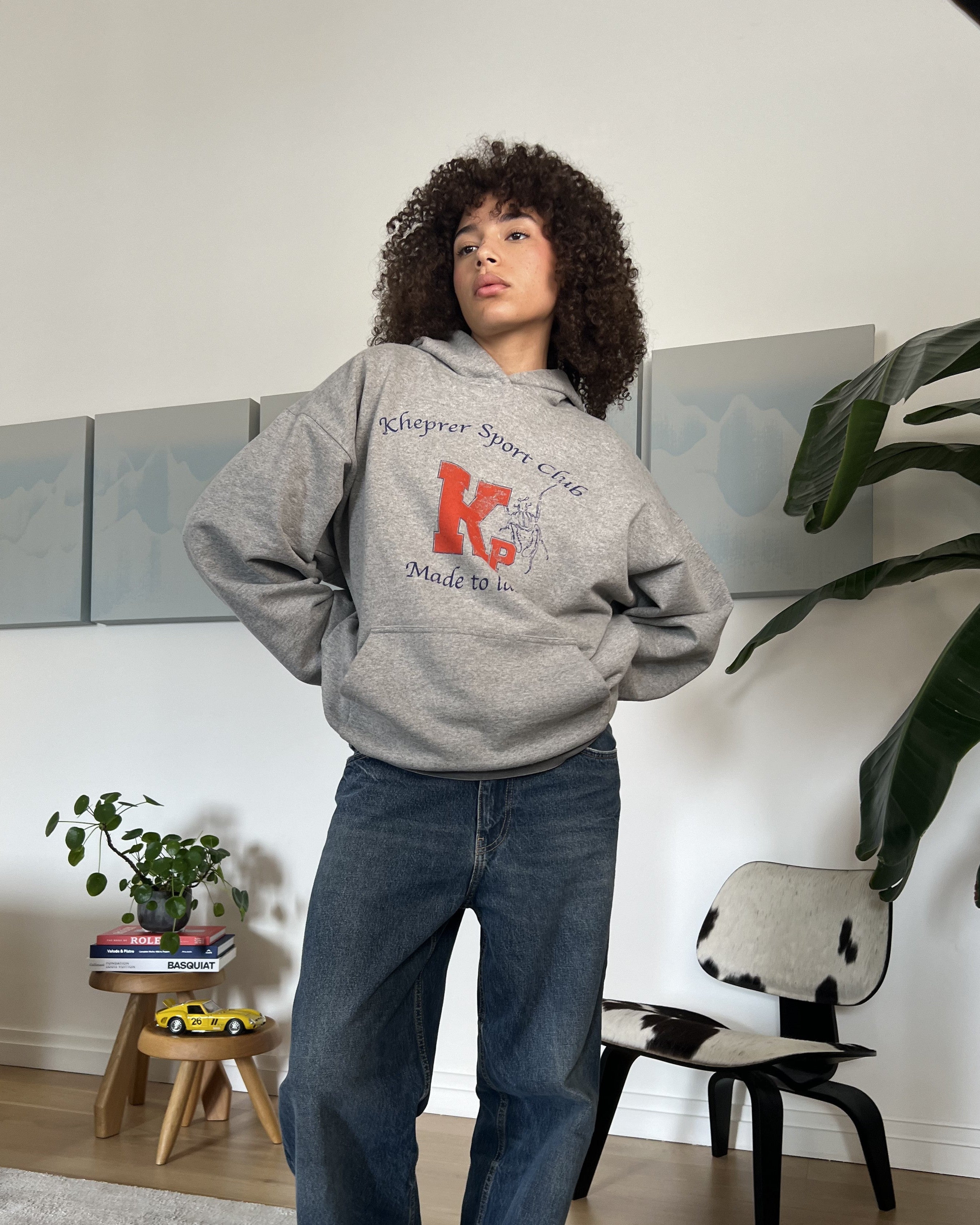 Sport Club Hoodie Grey