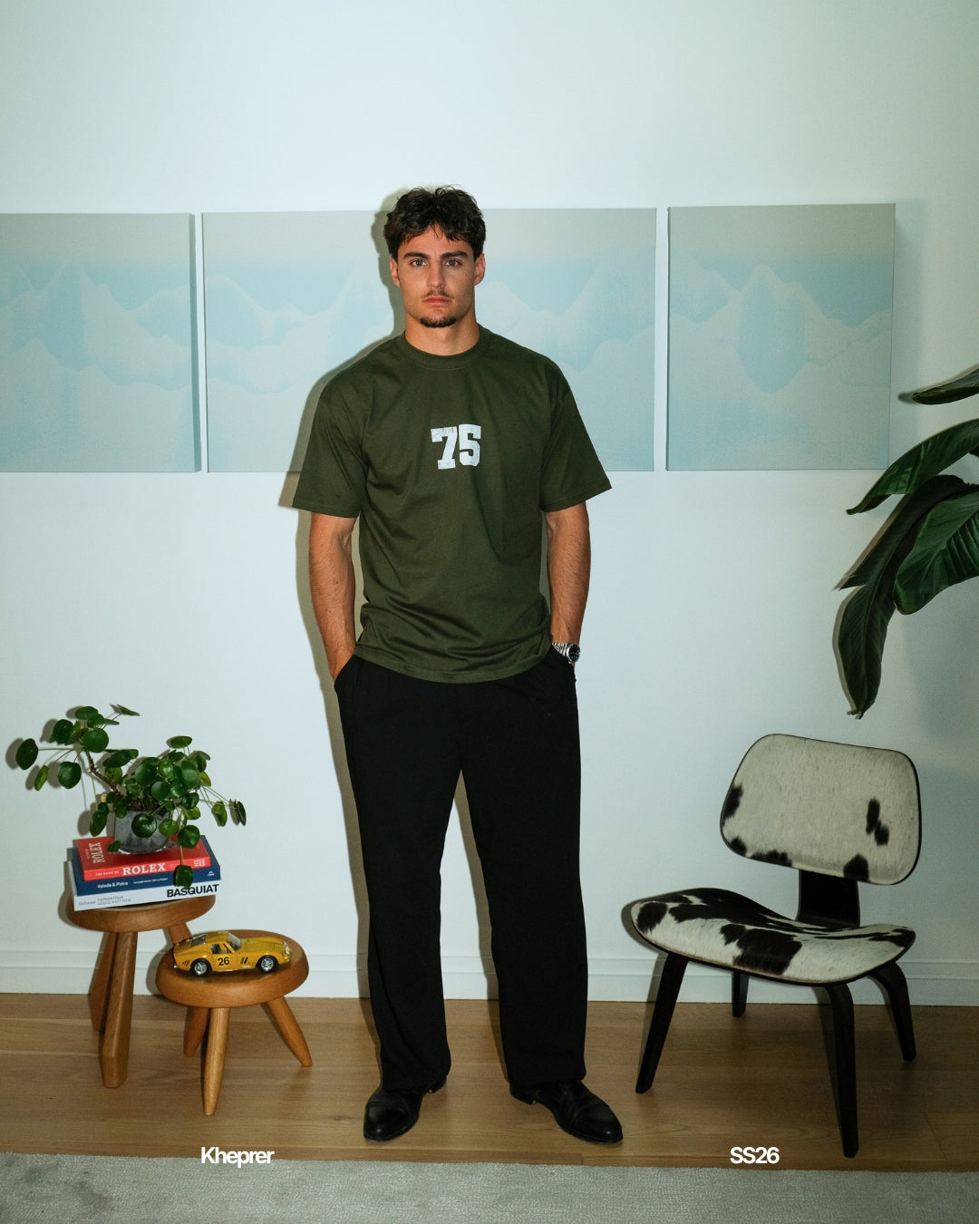 75 Tee Khaki