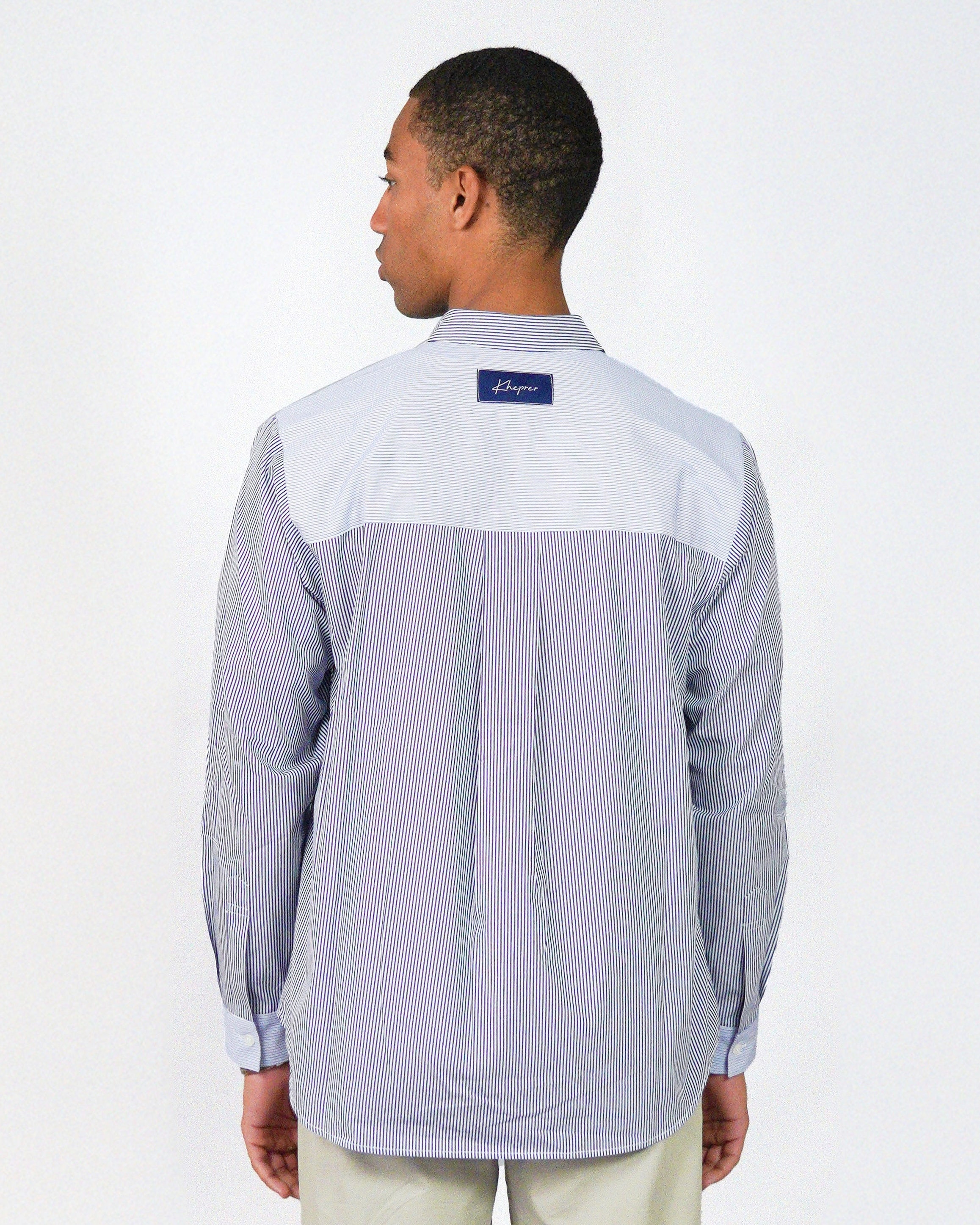 Contrast Shirt Navy