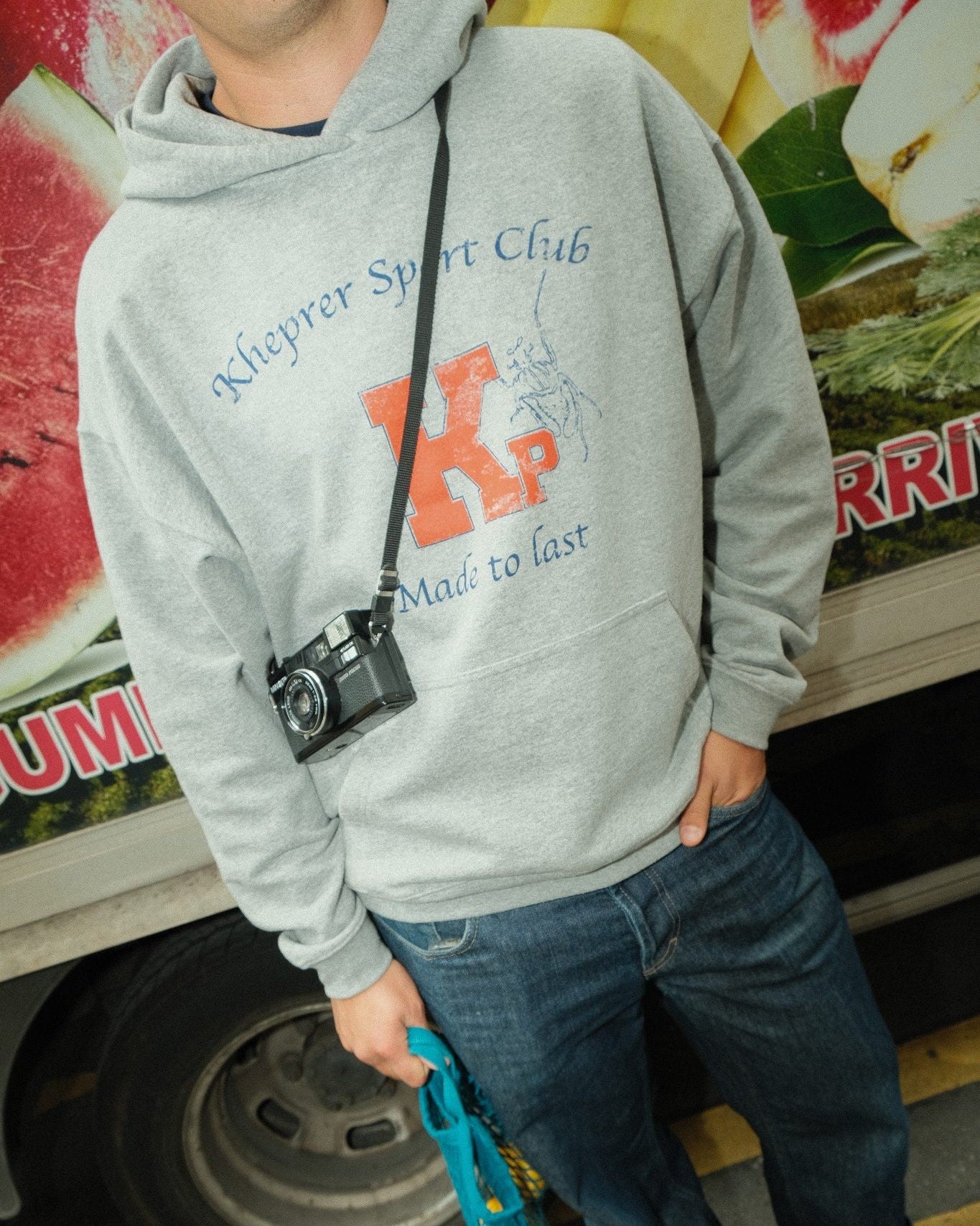 Sport Club Hoodie Grey