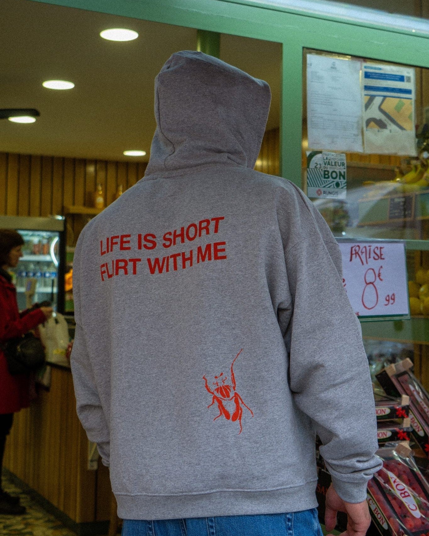 Flirt Hoodie Grey